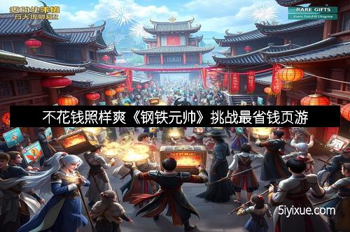 不花钱照样爽《钢铁元帅》挑战最省钱页游